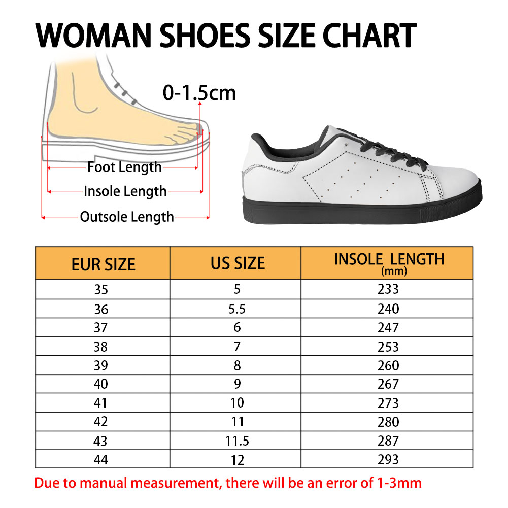 Stan Smith Shoes Size Chart