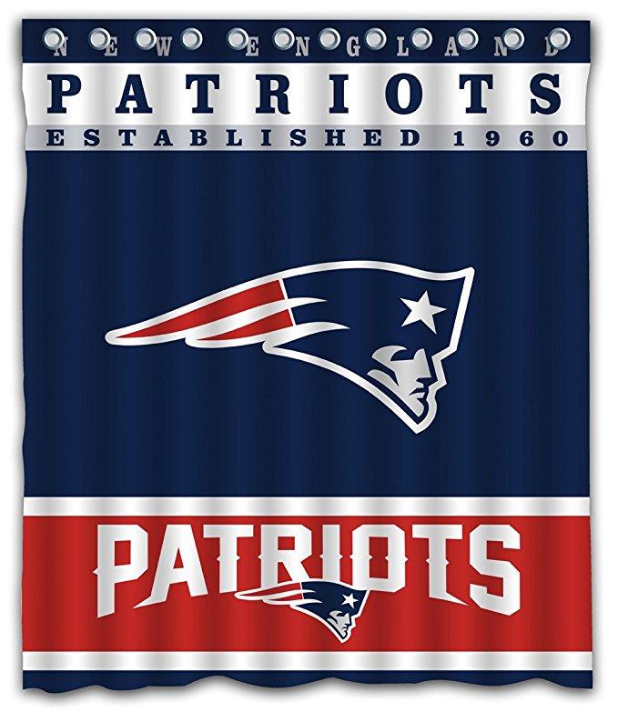 Football Team Flag Patriots Shower Curtain - Spoollily