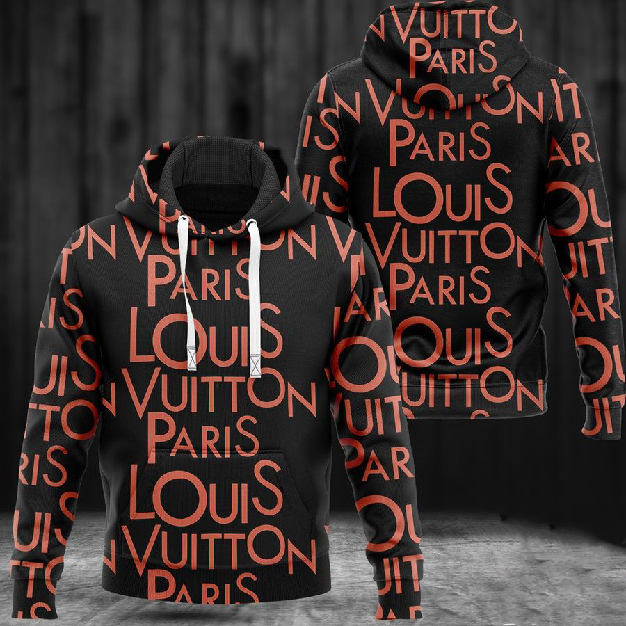 133254165978816638 louis vuitton red unisex hoodie for men women lv luxury brand clothing clothes outfit 203 hdlux125gs