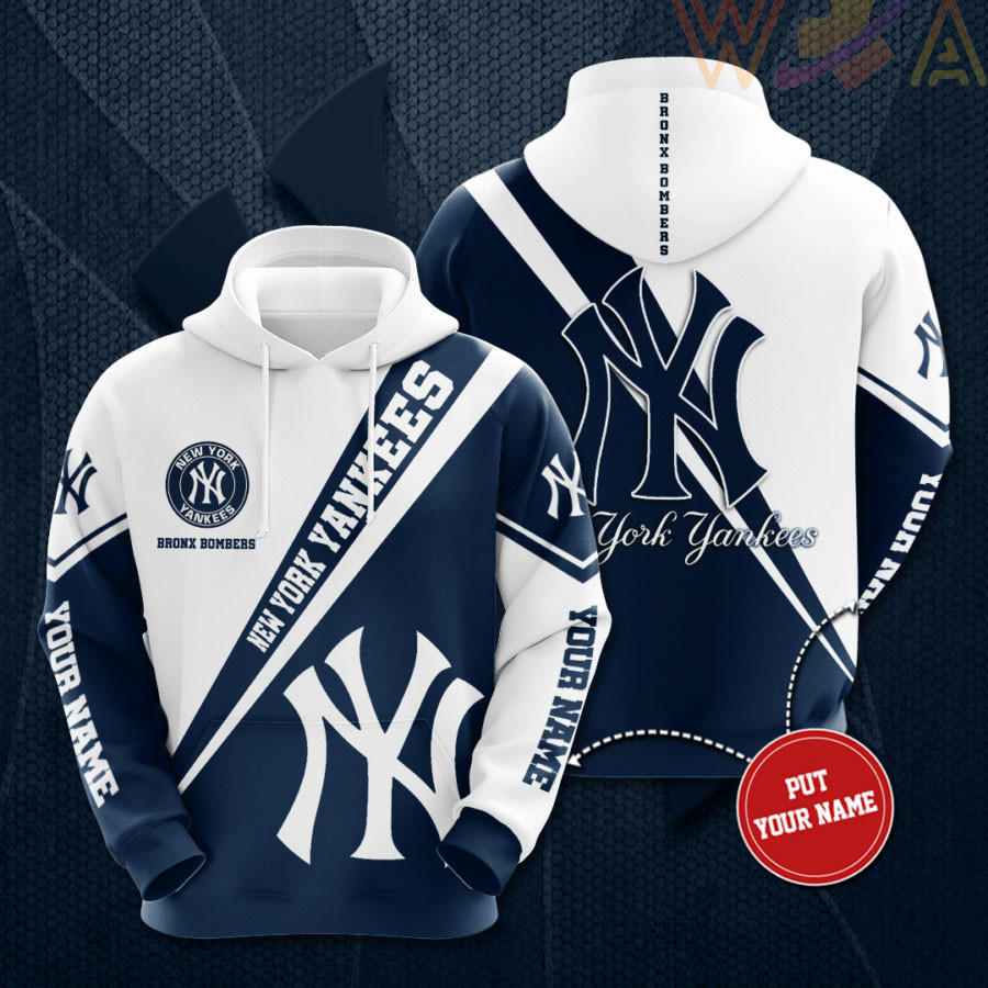 15 Personalized Designs New York Yankees 3d Hoodie 034