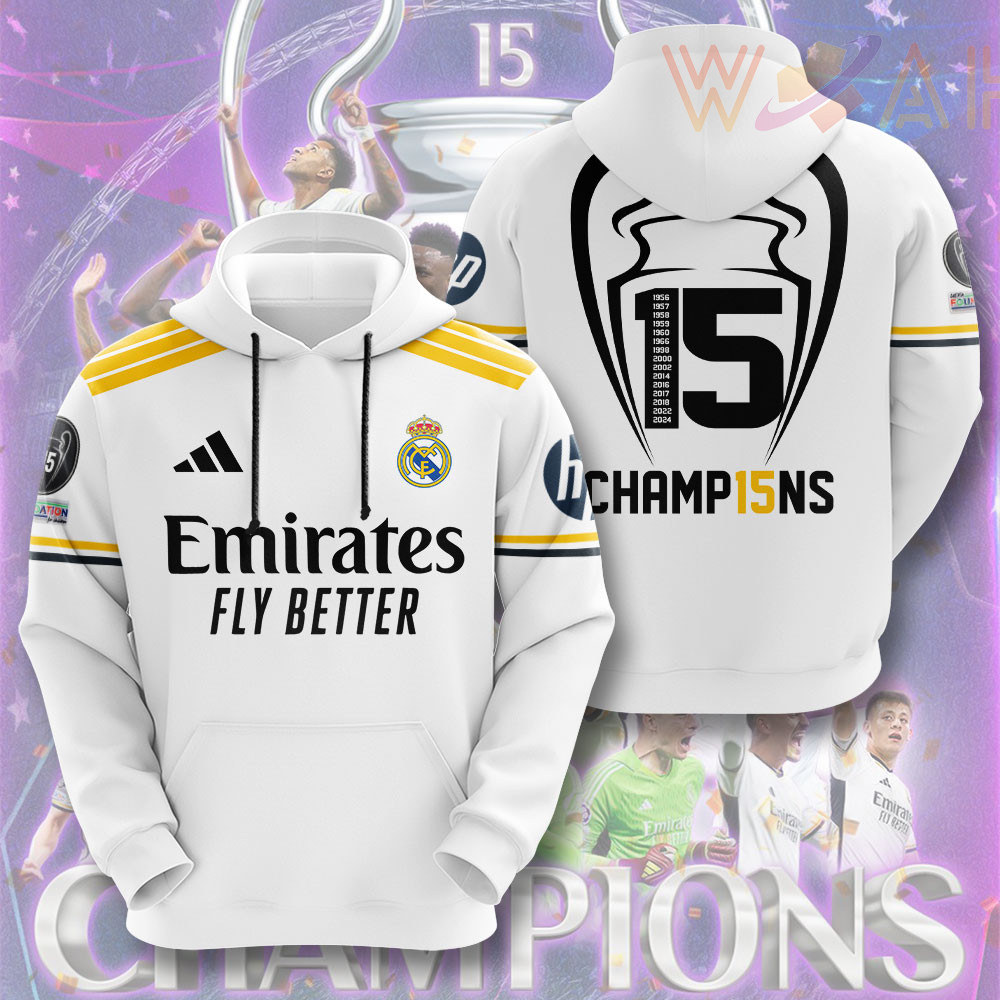 15 Real Madrid Hoodie WOAHTEE0624SB