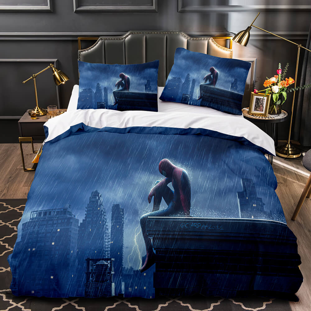 2021Spider ManNoWayHomeBeddingSetDuvetCoverQuiltBedSets 4