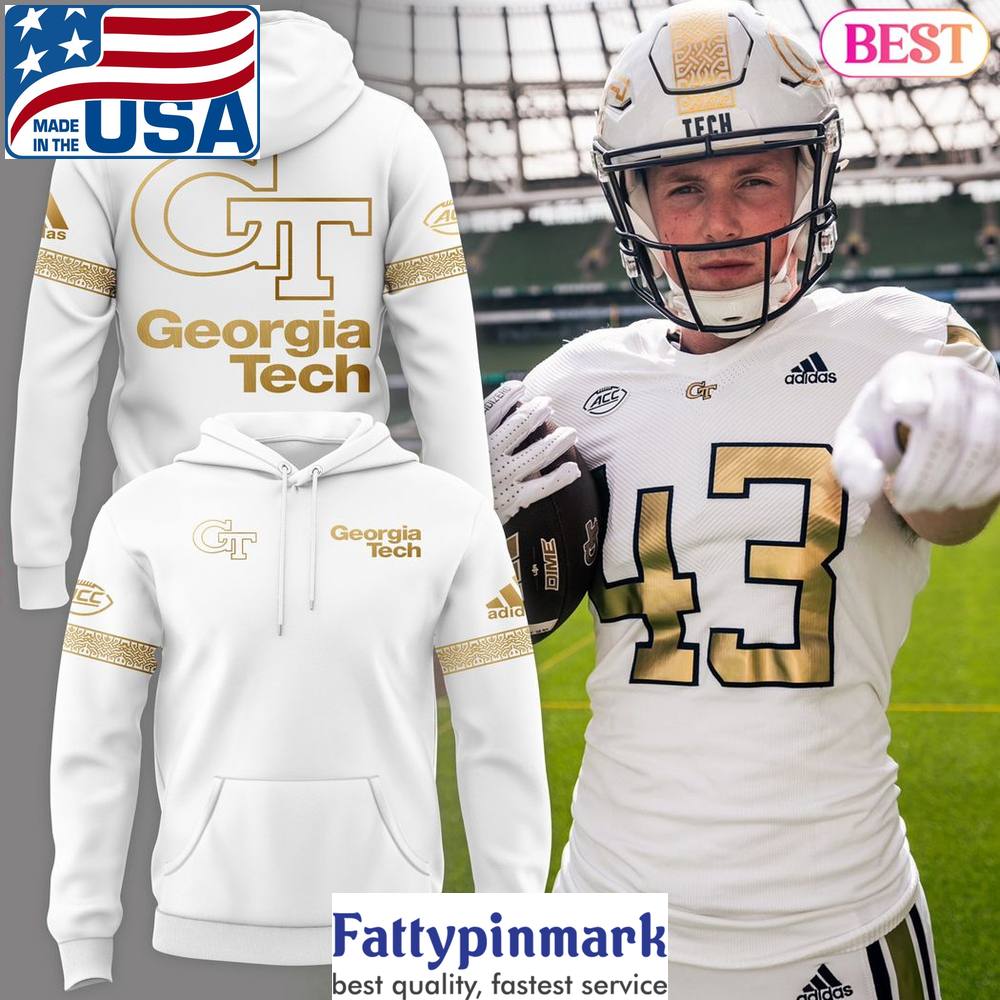 2024 Georgia Tech Football Logo Design Hoodie 1