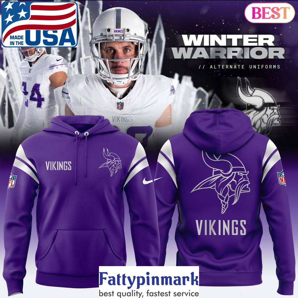 2024 Minnesota Vikings Special Design Hoodie Purple 1