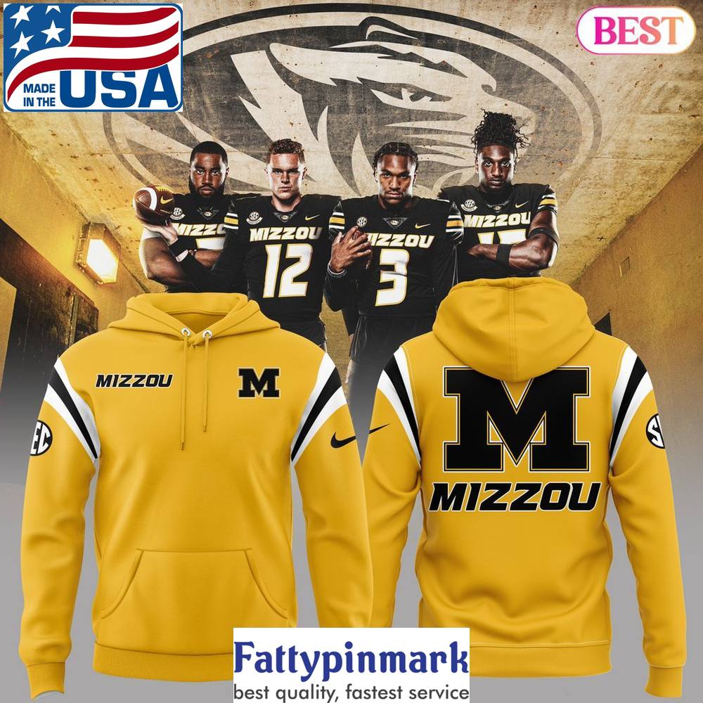 2024 Missouri Tigers Design Gold Hoodie 1