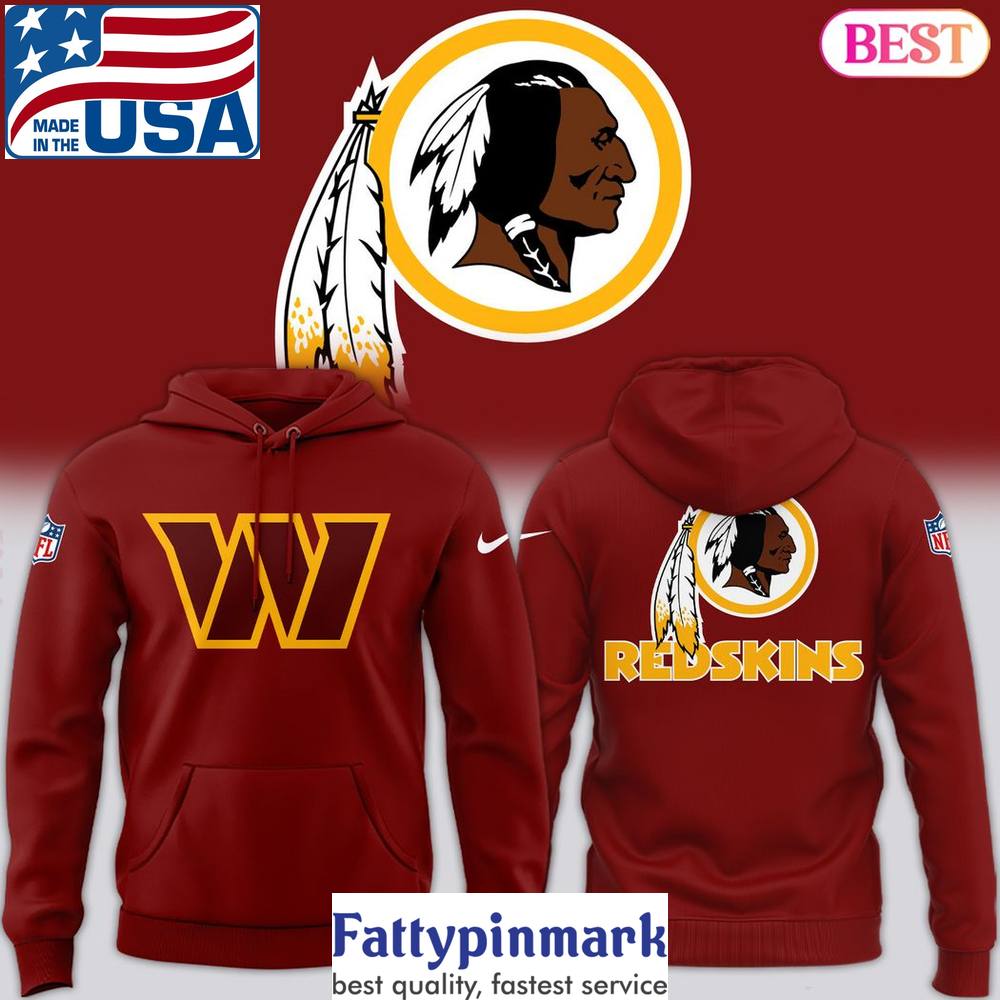 2024 NFL Washington Redskins Red Hoodie 1