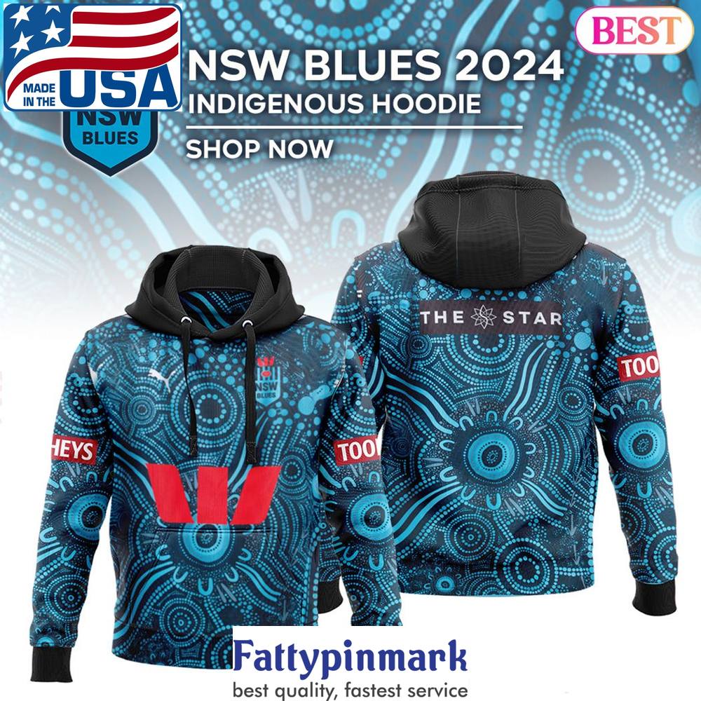 2024 New South Wales Blues The Star Hoodie 1