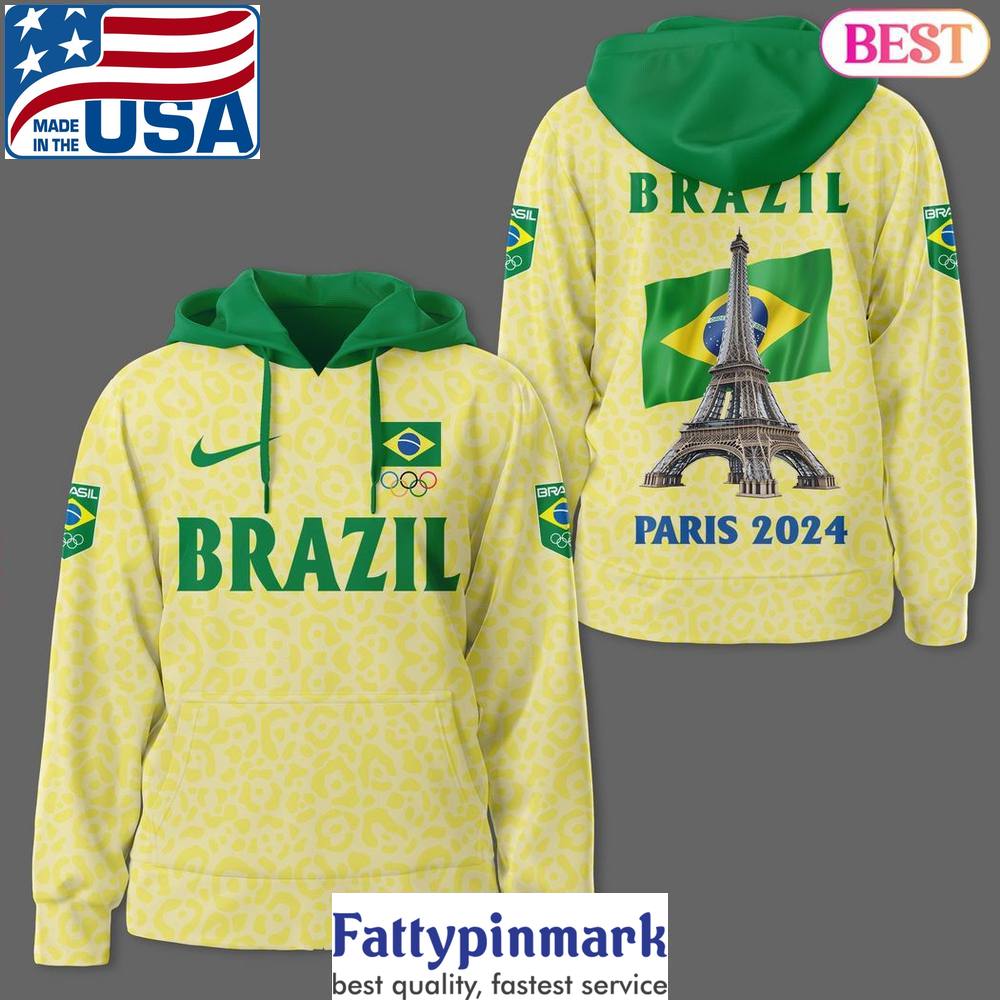 2024 Olympic Paris Team Brazil Design Hoodie 1