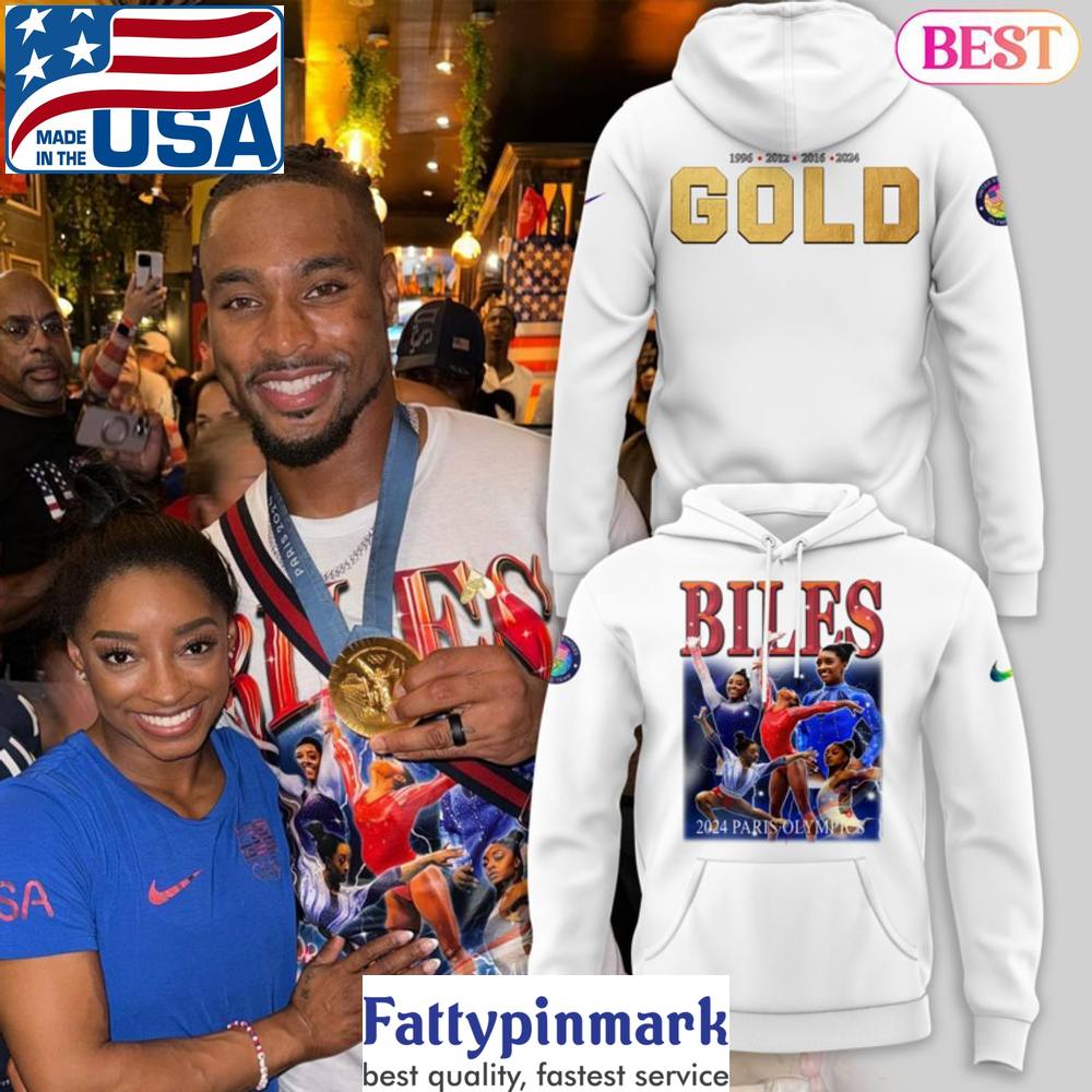 2024 Paris Olympic Golden Girls Simone Biles Hoodie 1