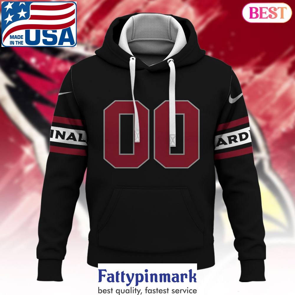 2024 Personalized NFL Arizona Cardinals Hoodie Black 1