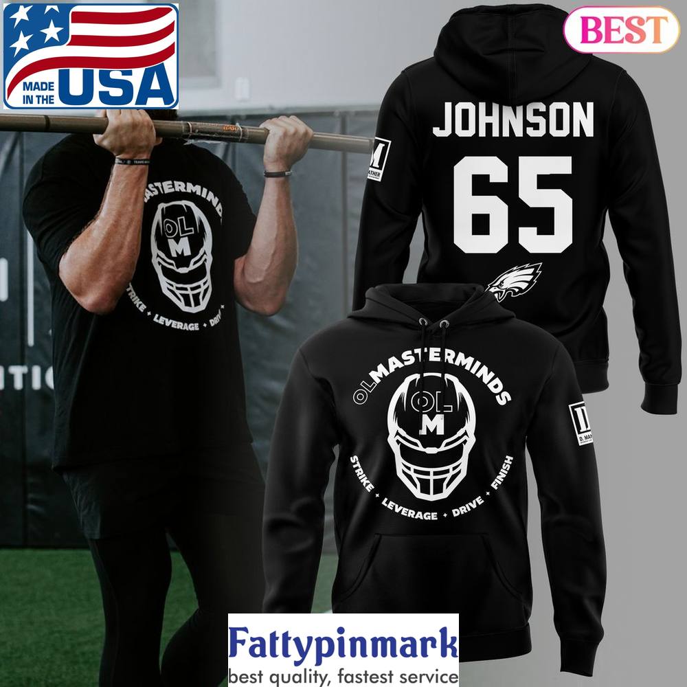 2024 Philadelphia Eagles Lane Johnson Design Hoodie Gift For Fan 1