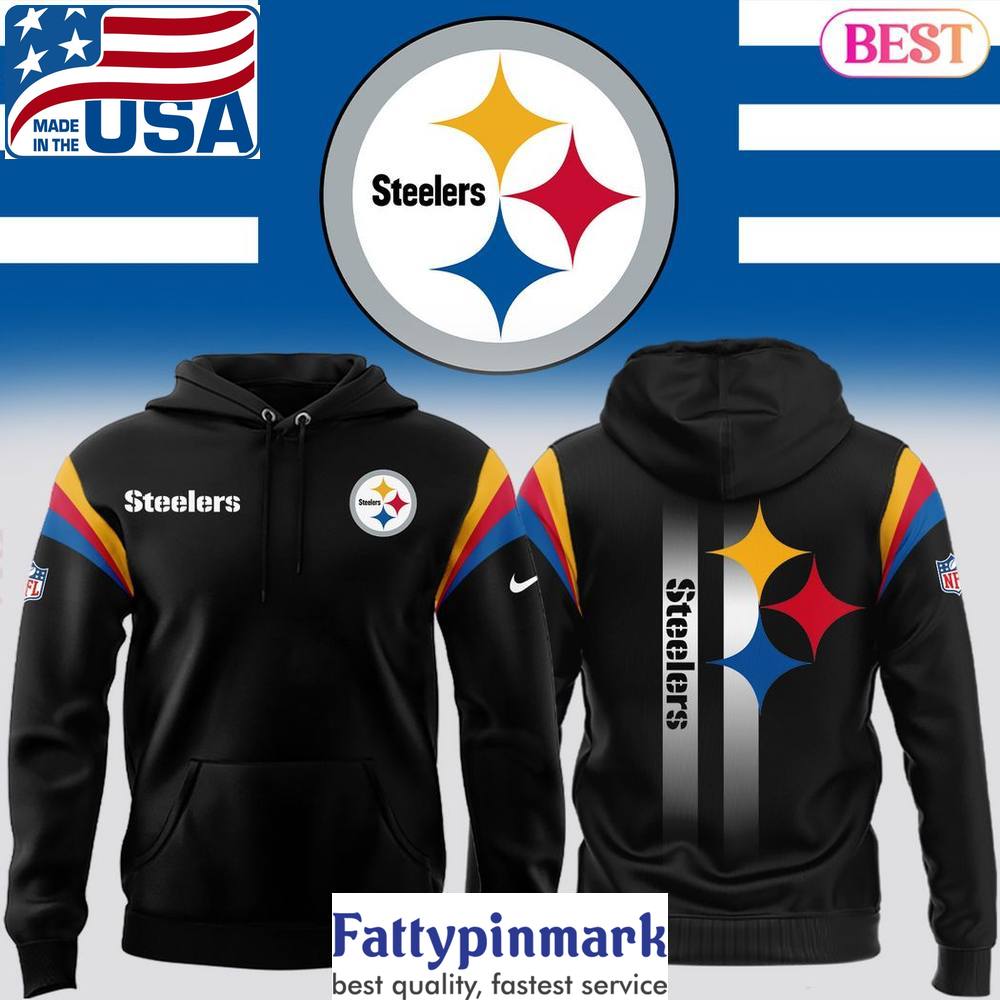 2024 Pittsburgh Steelers Logo Design Hoodie 1