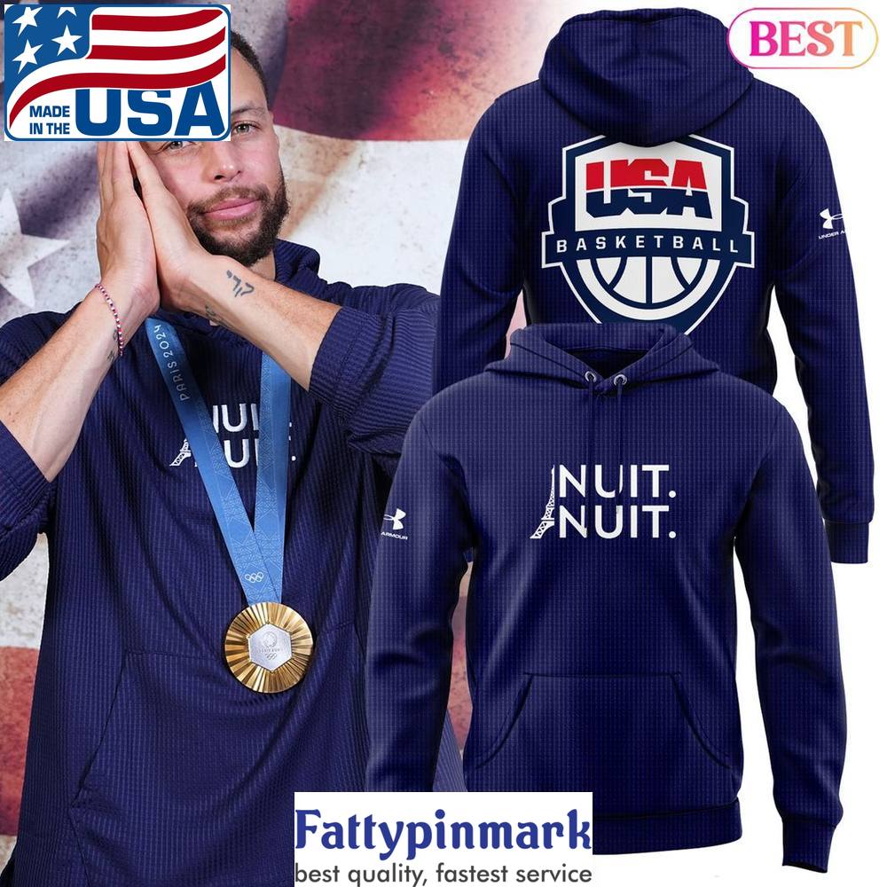 2024 Stephen Curry Nuit Nuit From Paris Design Hoodie 1