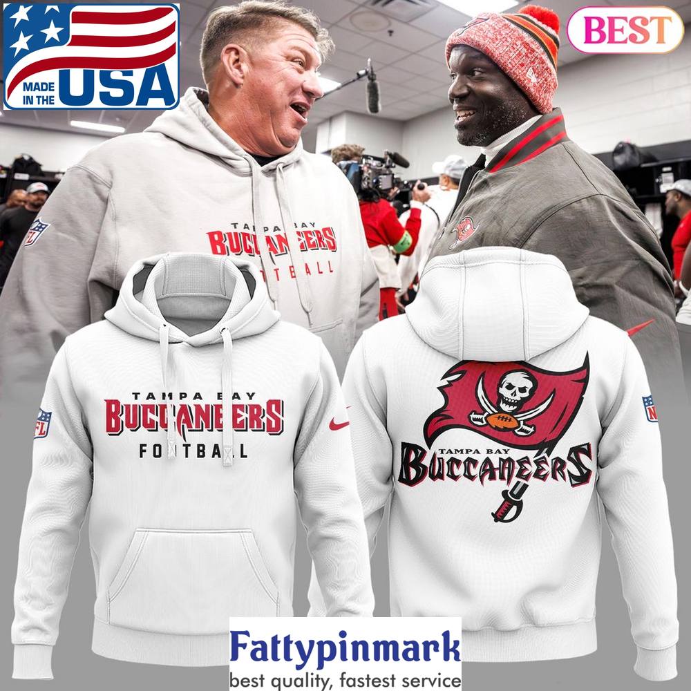 2024 Tampa Bay Buccaneers White Hoodie 1