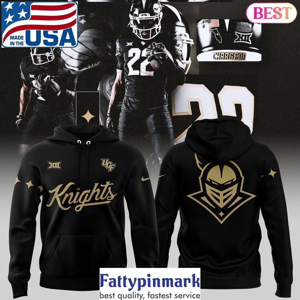 2024 UCF Knights Football Design Hoodie Black 1