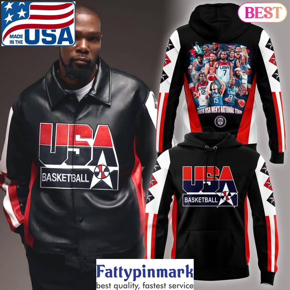 2024 USA Basketball 50th Anniversary Design Hoodie 1