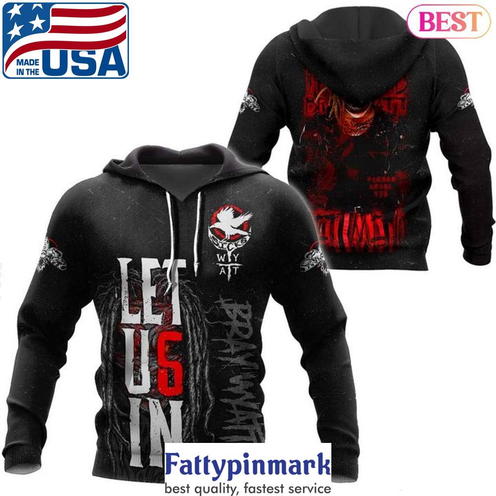 2024 WWE Let Us In Bray Wyatt Design Hoodie 1