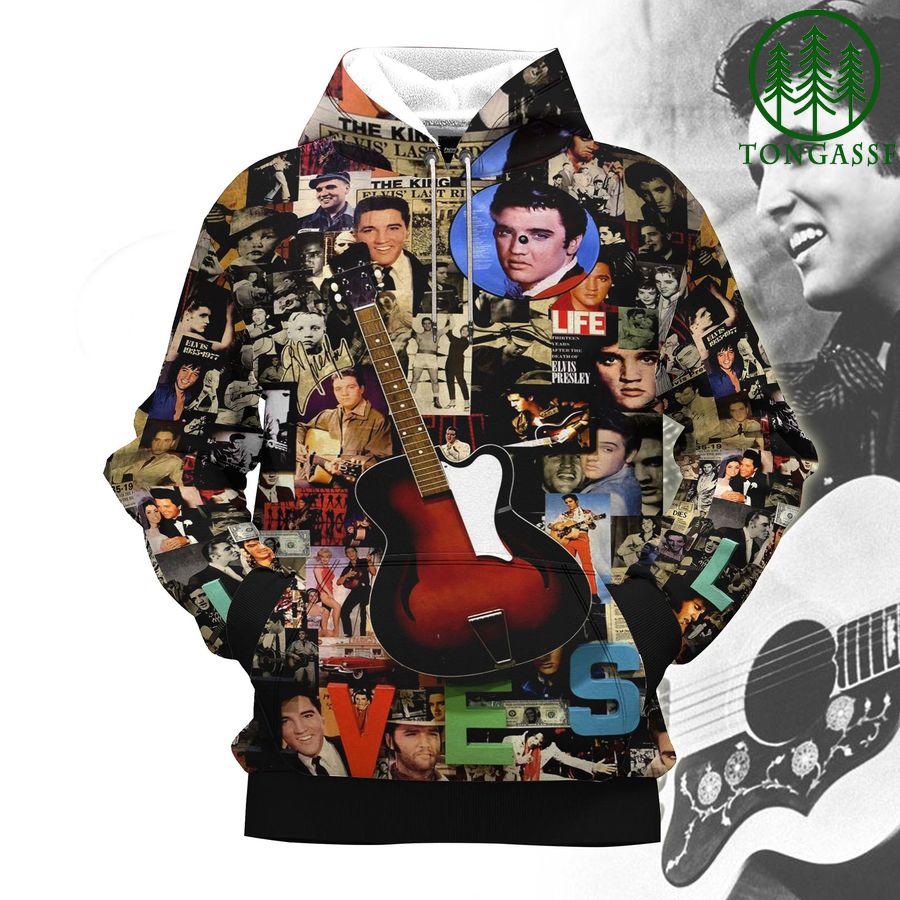 31 The King Elvis Presley life 3d Hoodie