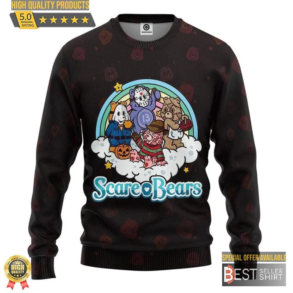 3D Care Bears Halloween Sweatshirt Apparel 1