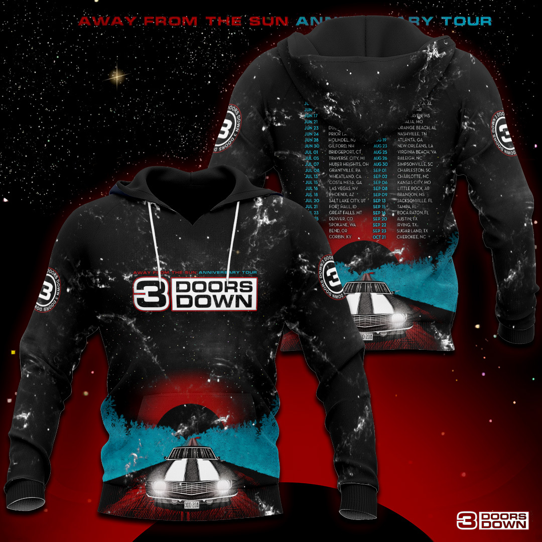 3 Doors Down Apparels TANTN1507 Hoodie