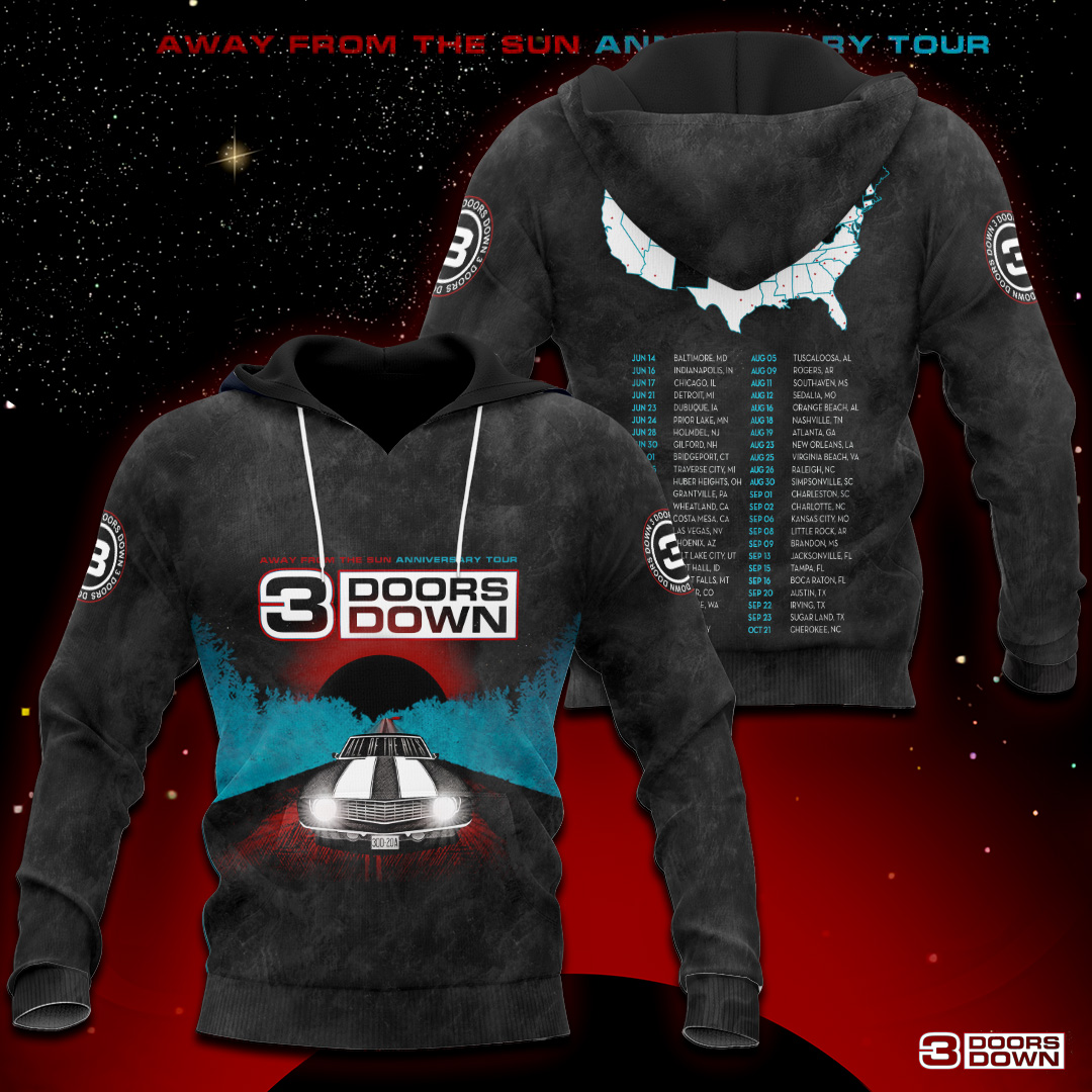 3 Doors Down Apparels TANTN1511 Hoodie