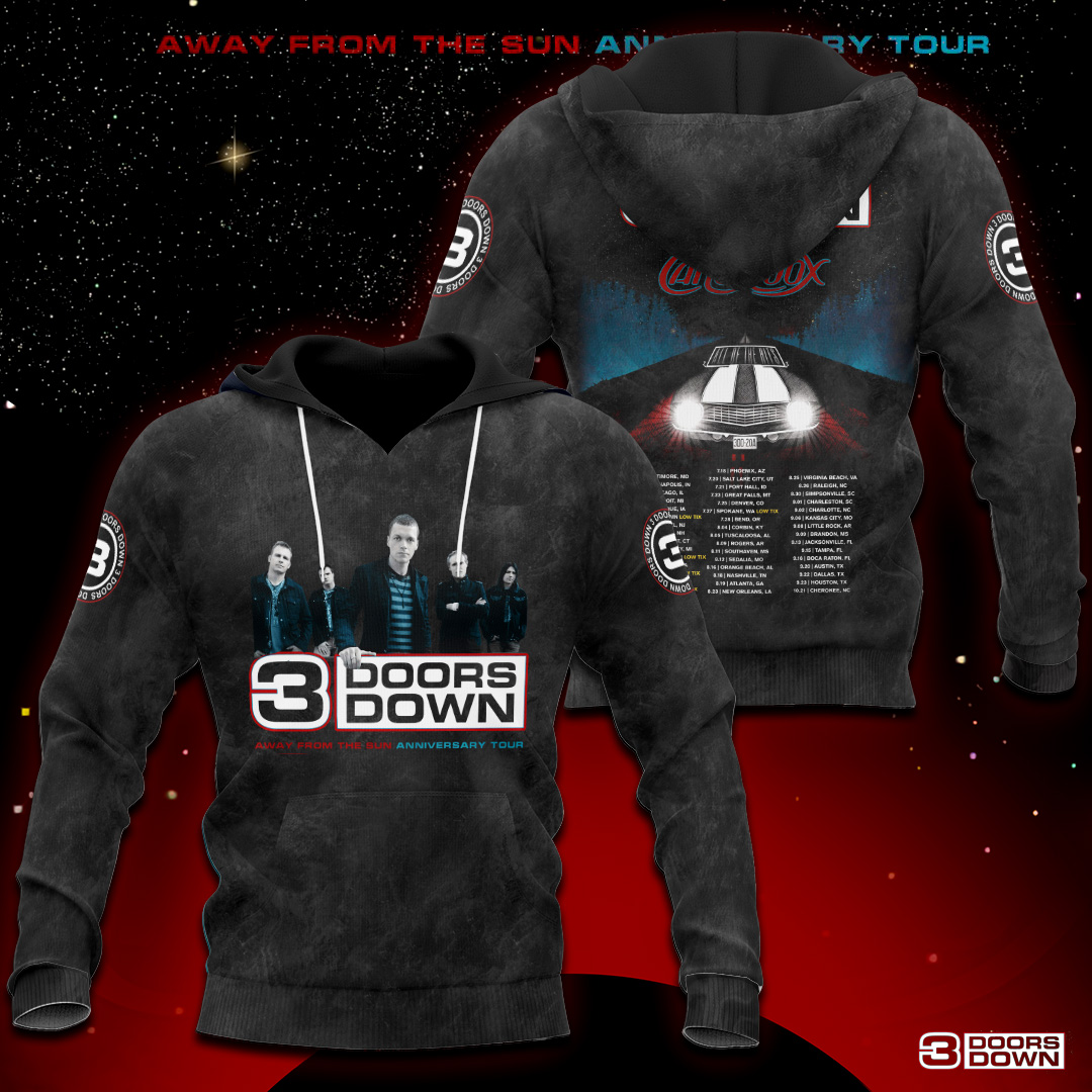 3 Doors Down Apparels TANTN1513 Hoodie