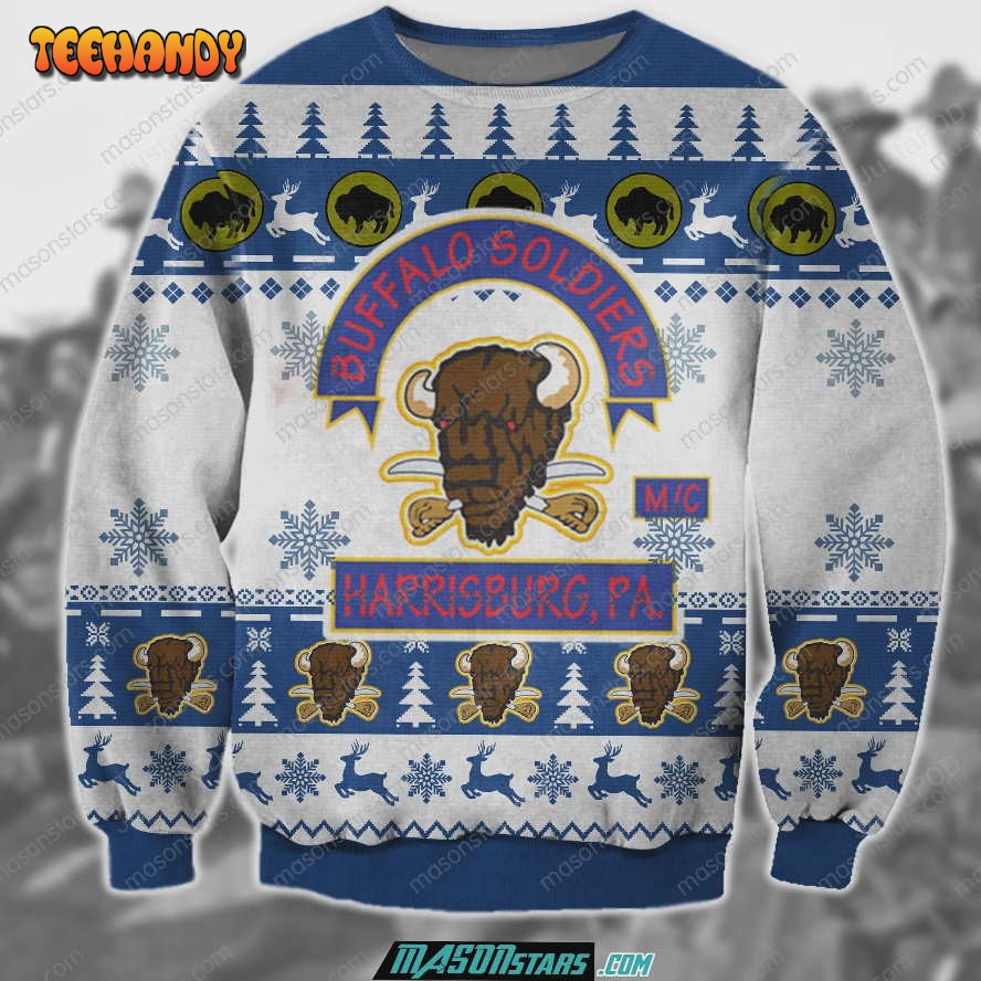 3d all over print buffalo soldiers ugly sweater ugly sweater epw60