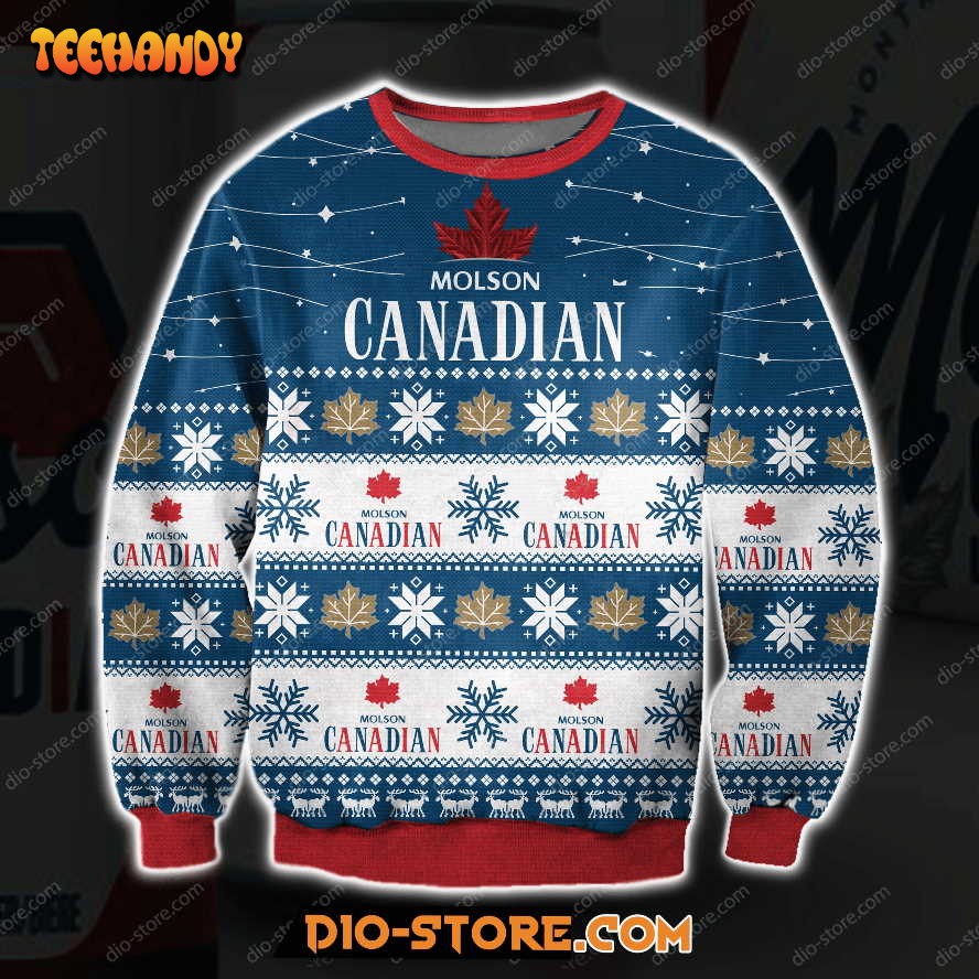 3d all over print molson canadian ugly christmas sweater ugly sweater dshxd