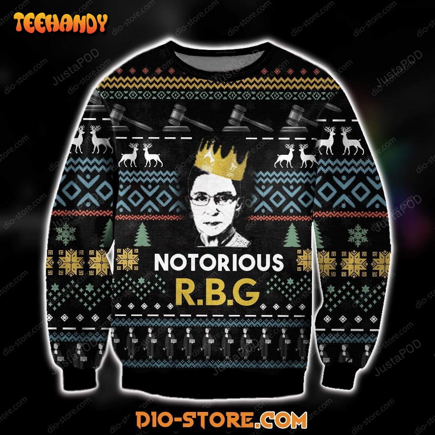 3d all over print notorious rbg ugly sweater ugly sweater 6pp6h