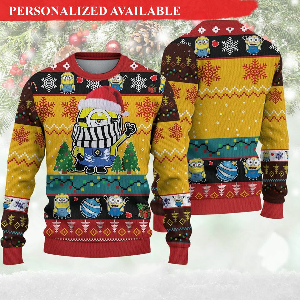 3d ugly christmas sweater minions winter ugly christmas sweater 6635