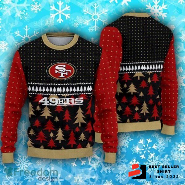 49ers Logo San Srancisco Custom Ugly Christmas Sweater Xmas Gift Holiday 1