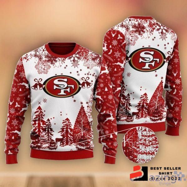 49ers Logo San Srancisco Custom Xmas Gift Ugly Christmas Sweater Christmas Party 1