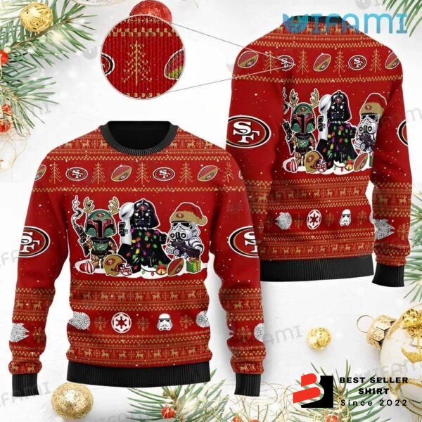 49ers Logo San Srancisco Ugly Christmas Sweater Xmas Gift Custom Funny 1