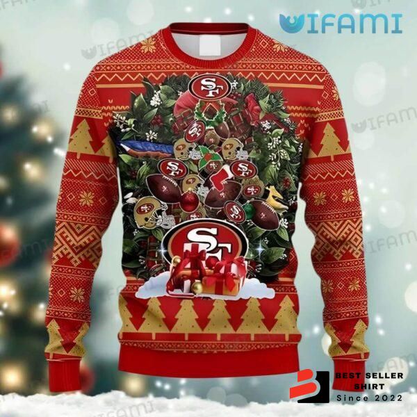 49ers Logo San Srancisco Ugly Christmas Sweater Xmas Gift Custom Holiday 1