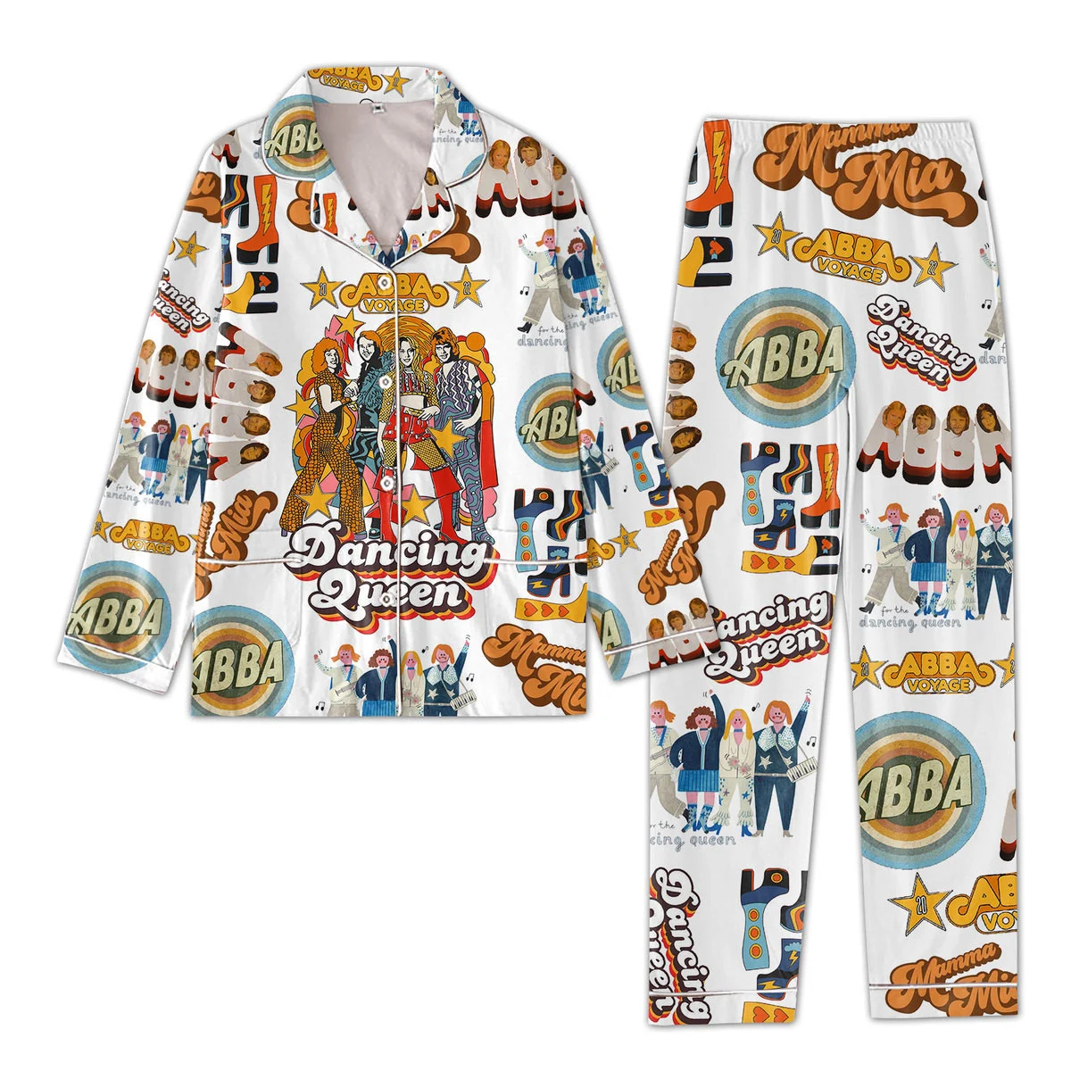 ABBA Pajamas Set2B1 mklEi