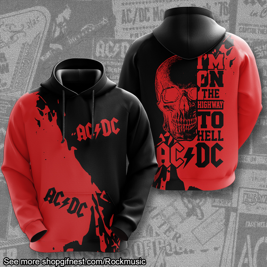 AC DC Hoodie HUANNM2434 Rock music Linh