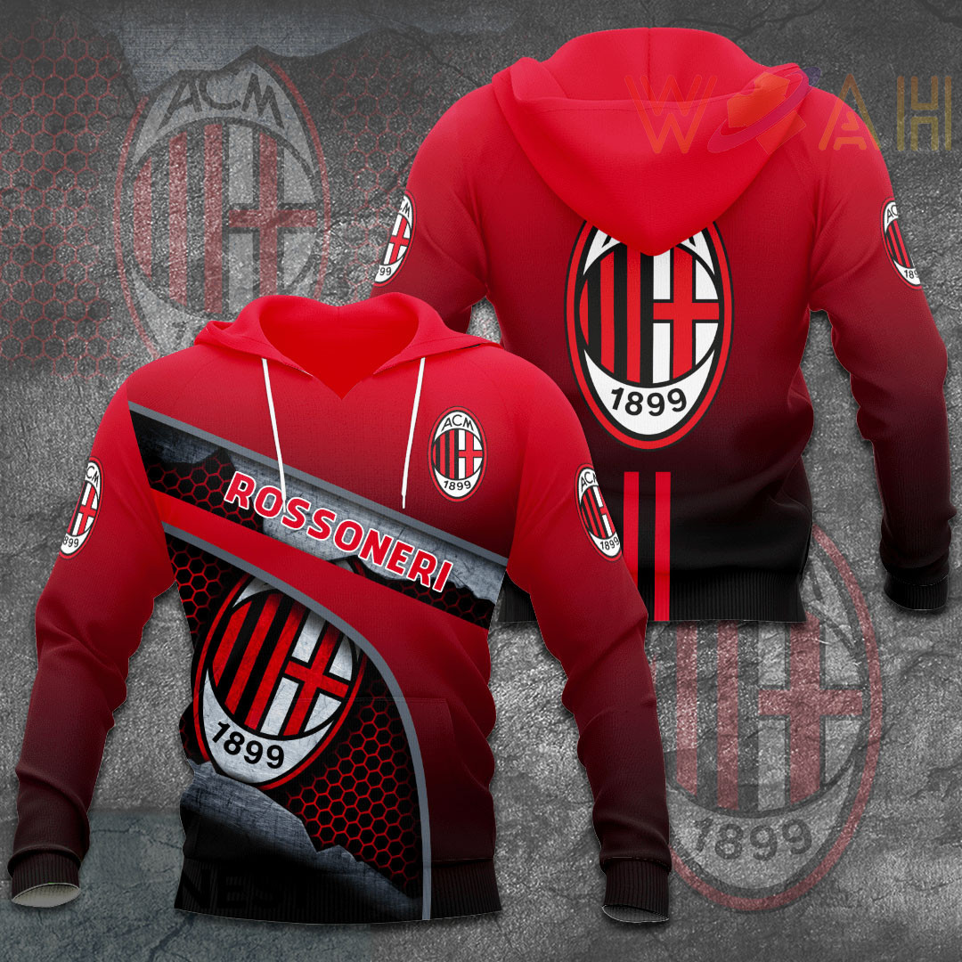 AC Milan 3D hoodie