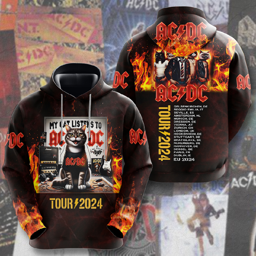 ACDC Hoodie HUANNM4393Rock Music Yuna