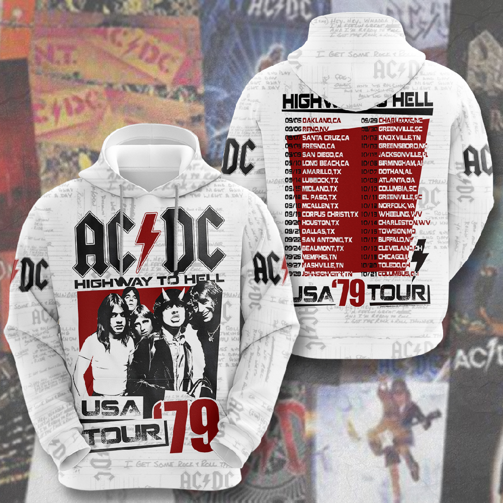 ACDC Hoodie HUANNM4394Rock Music Yuna