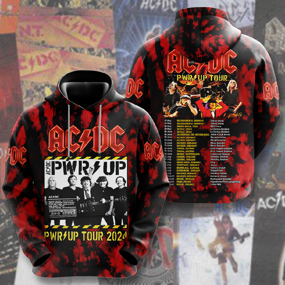 ACDC Hoodie HUANNM4401Rock Music Yuna