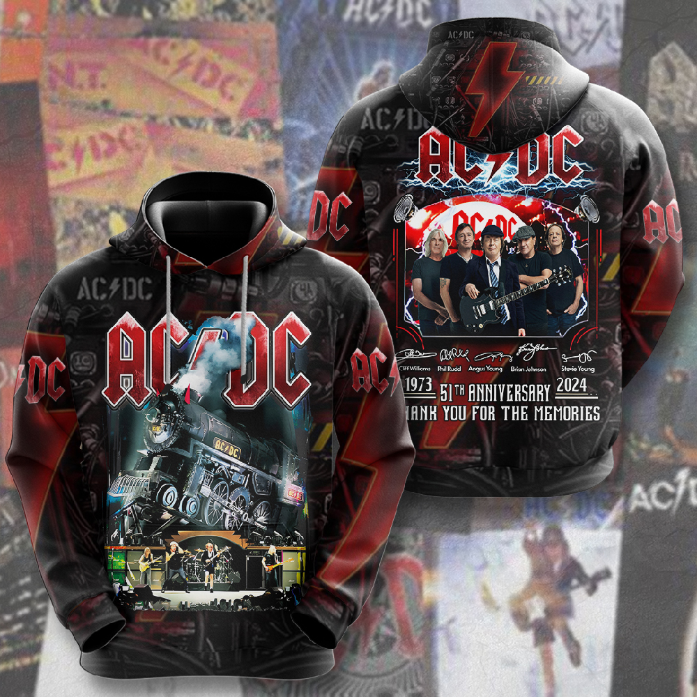 ACDC Hoodie HUANNM4402Rock Music Yuna 1