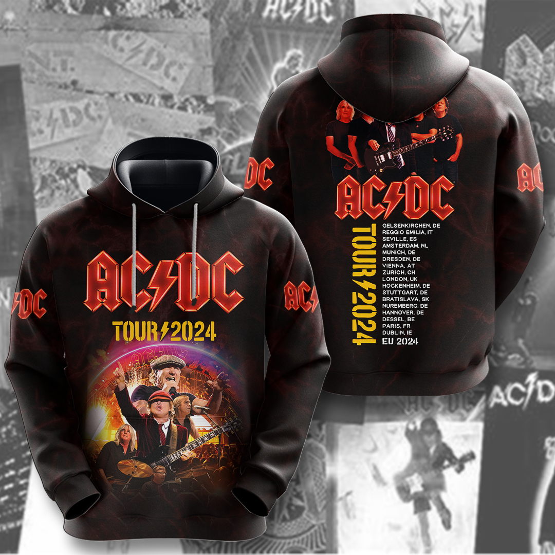 ACDC hoodie HUANNM4016Rock Music Yuna