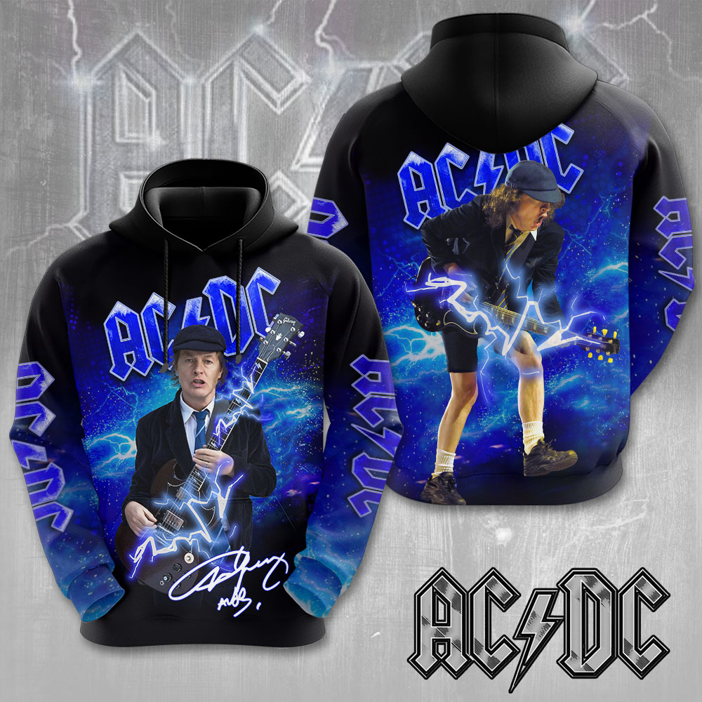 ACDC x Angus Young 3D Apparel MAITM6702 HOODIE