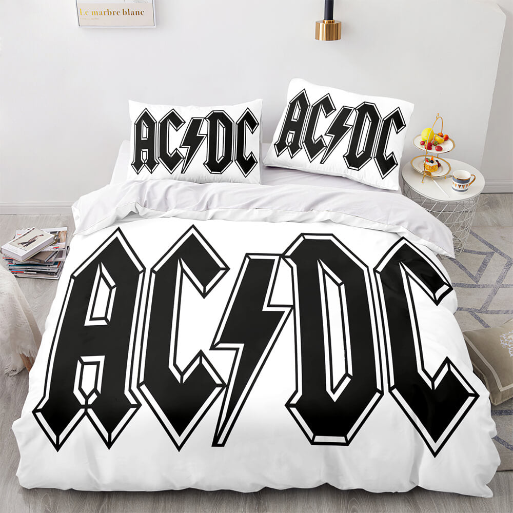 ACDCCosplay3PieceBeddingSetDuvetCoversComforterBedSheets 6