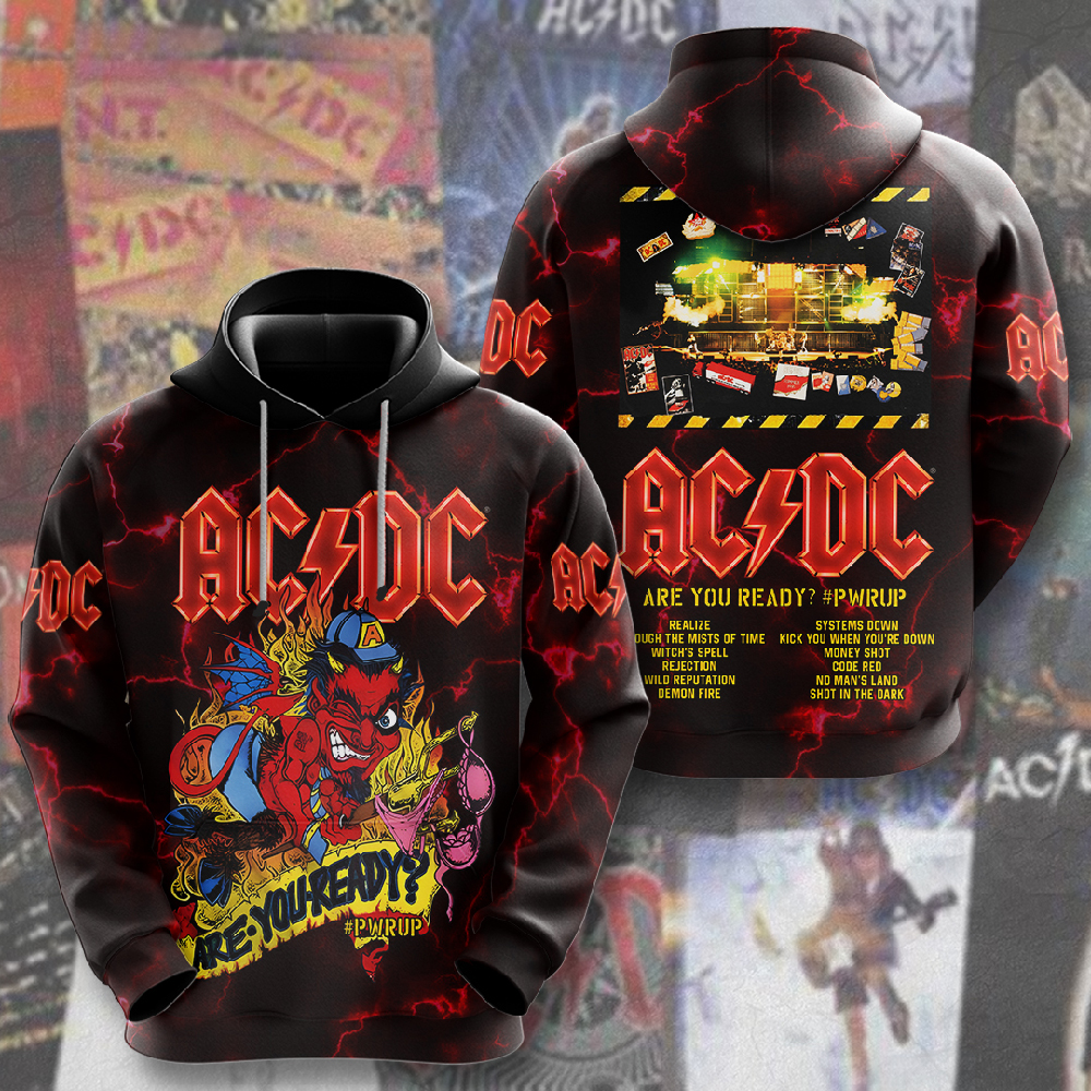 ACDC Hoodie HUANNM4395Rock Music Yuna