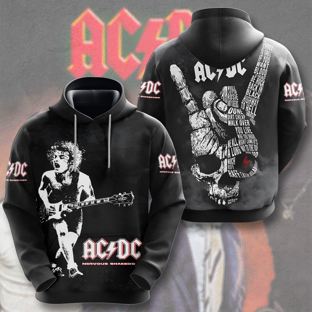 AC DC Hoodie HUANNM851 Rock music Yuna