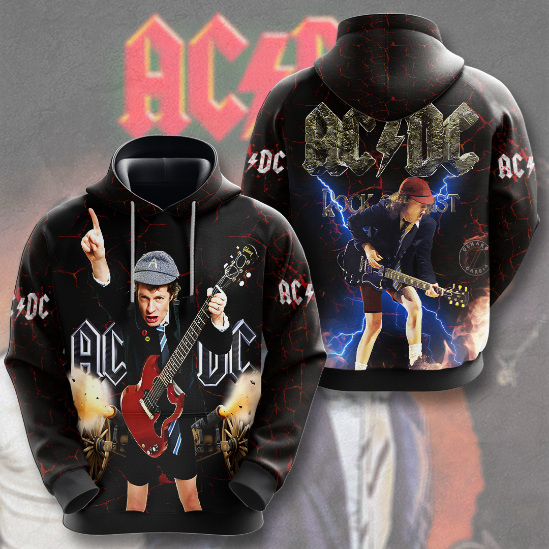 AC DC Hoodie HUANNM853 Rock music Yuna