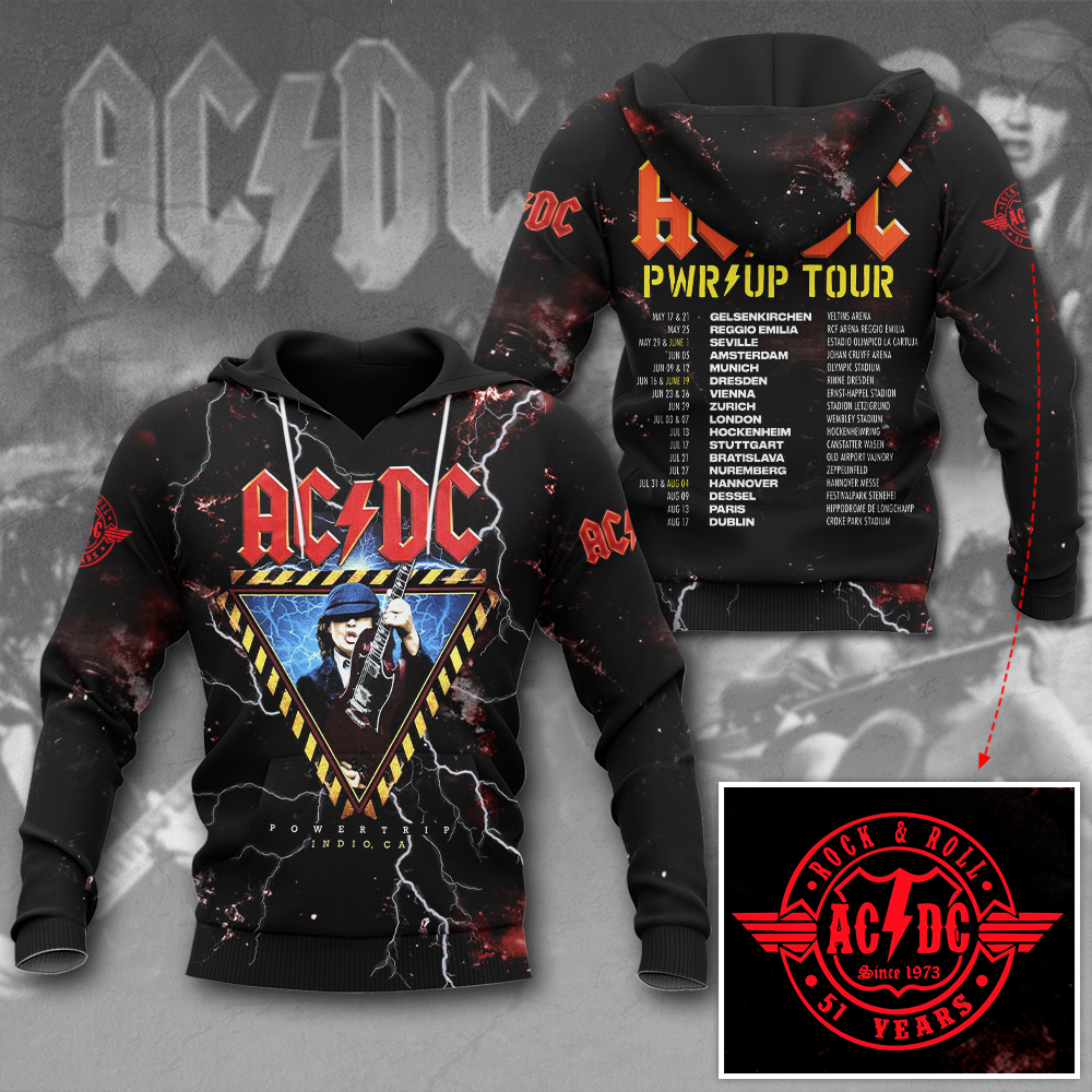 AC DC Power Up Unisex Hoodie HUNGVV3821