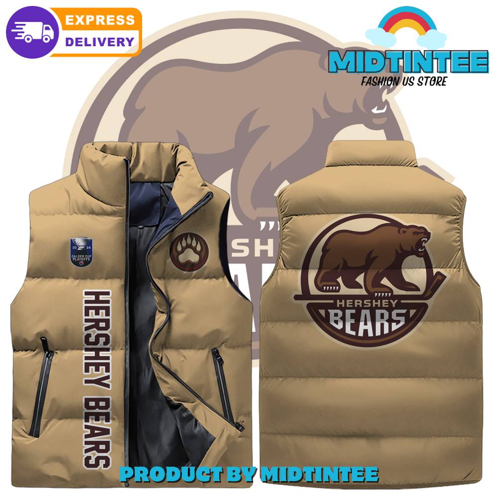 AHL Hershey Bears Sleeveless Puffer Jacket 1