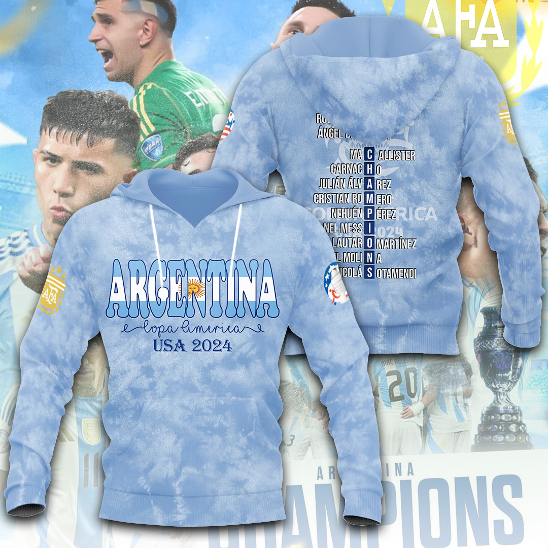 ANHNV4916 Hoodie Argentina National Football Team